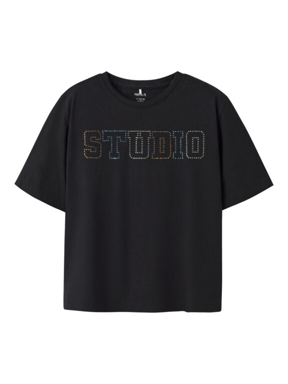NAME IT T-shirt Rosalie Black