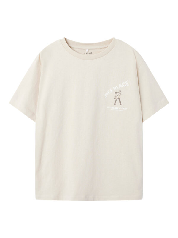 NAME IT T-shirt Saldur Brown Rice NAME IT T-shirt Saldur Brown Rice