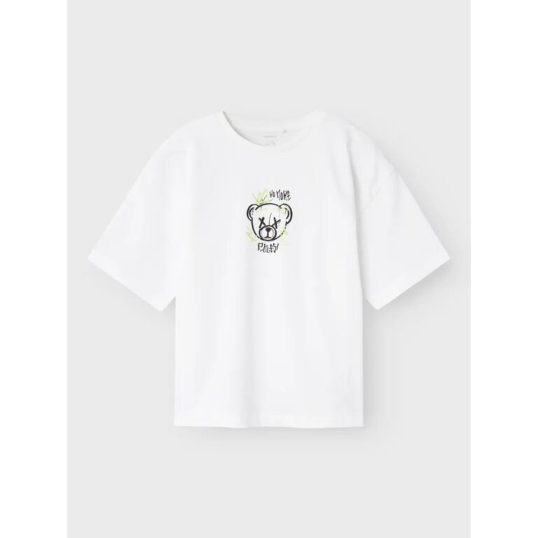 NAME IT T-shirt Somos Bright White