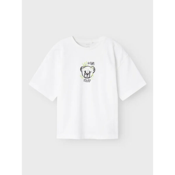 NAME IT T-shirt Somos Bright White