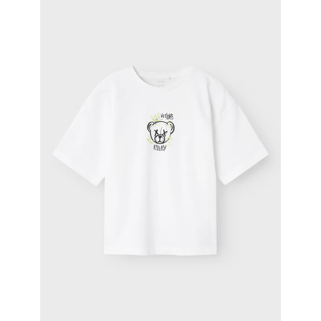 NAME IT T-shirt Somos Bright White NAME IT T-shirt Somos Bright White