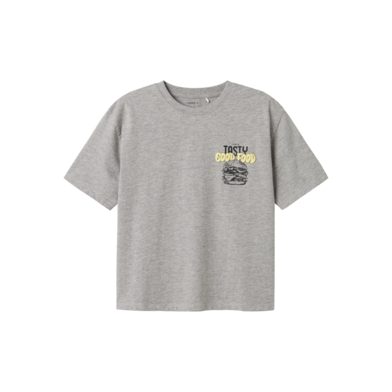 NAME IT T-shirt Tibilbo Grey Melange