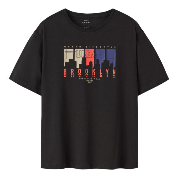 NAME IT T-shirt Vilogo Black Urban