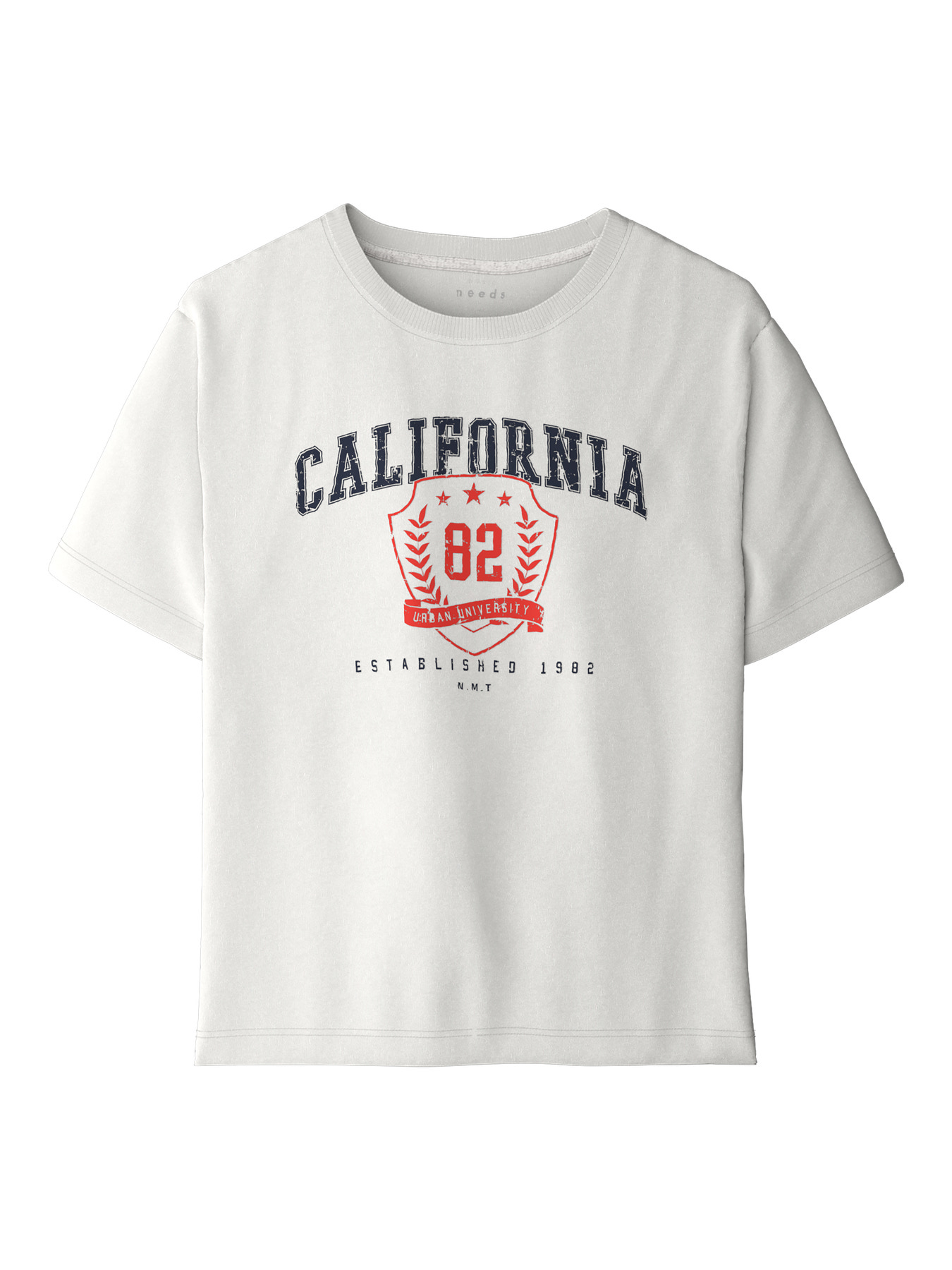 NAME IT T-shirt Vilogo Cloud Dancer California NAME IT T-shirt Vilogo Cloud Dancer California