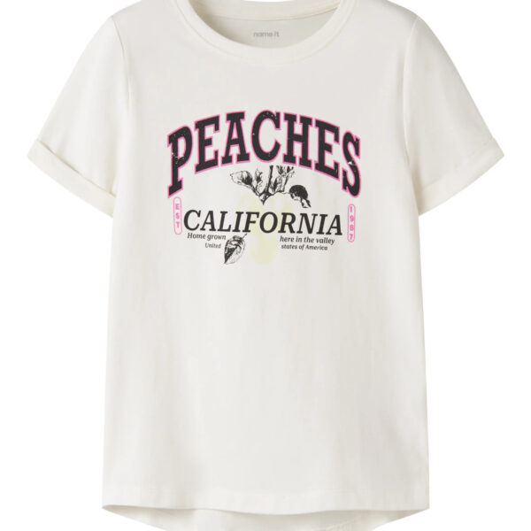NAME IT T-shirt Vix Cloud Dancer Peaches