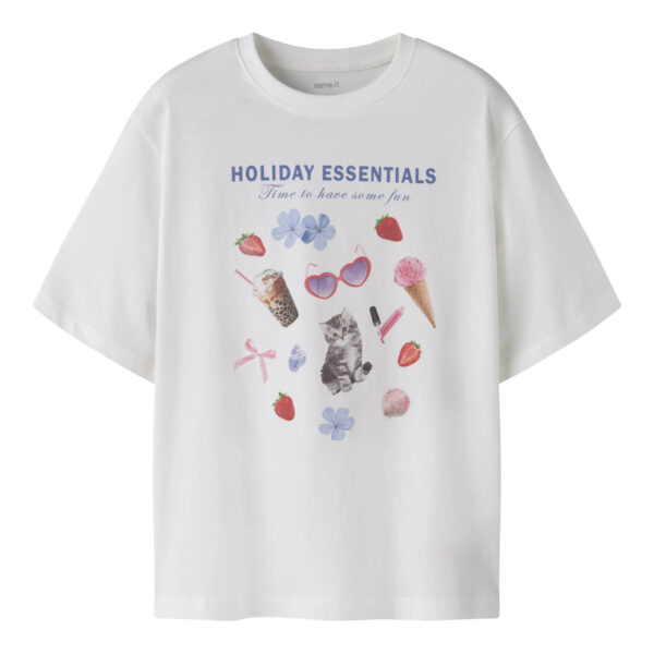 NAME IT T-shirt Votea Cloud Dancer