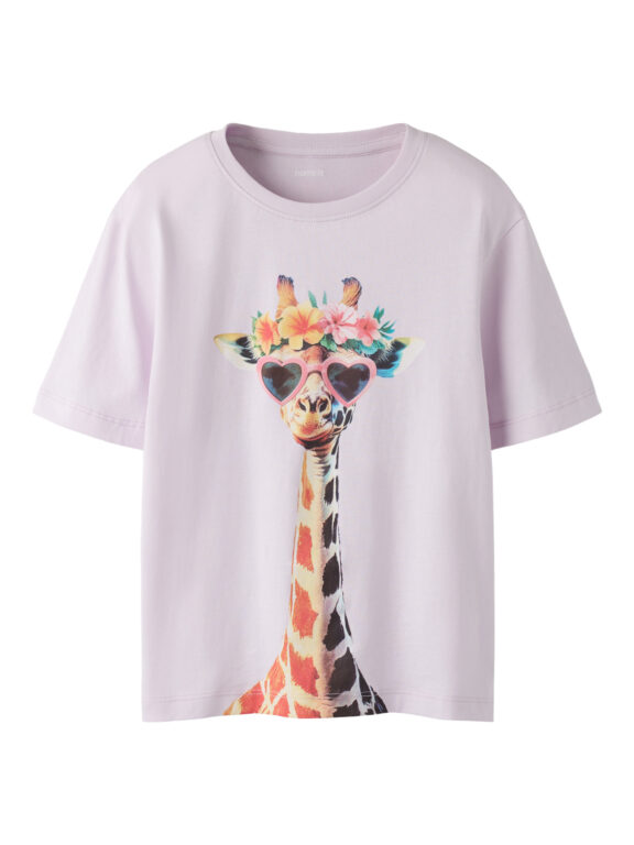 NAME IT T-shirt Votea Lavender Fog