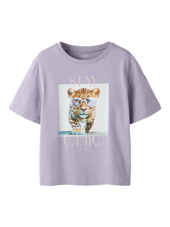 NAME IT T-shirt Votea Lavender Gray Stay Chic NAME IT T-shirt Votea Lavender Gray Stay Chic
