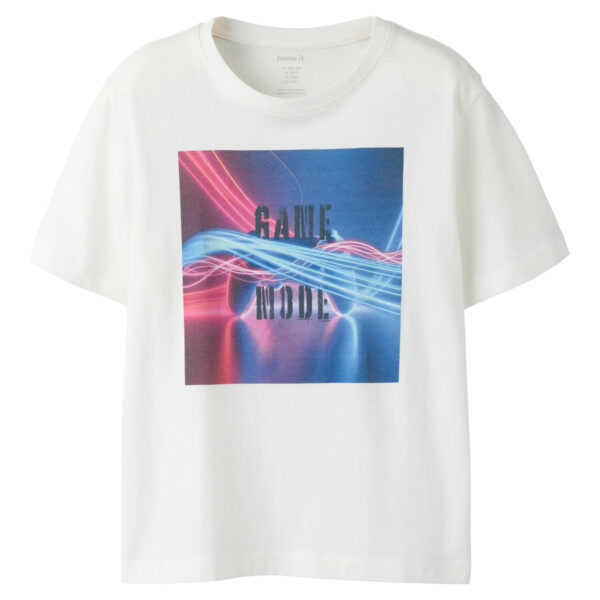 NAME IT T-shirt Voto Cloud Dancer Game Mode