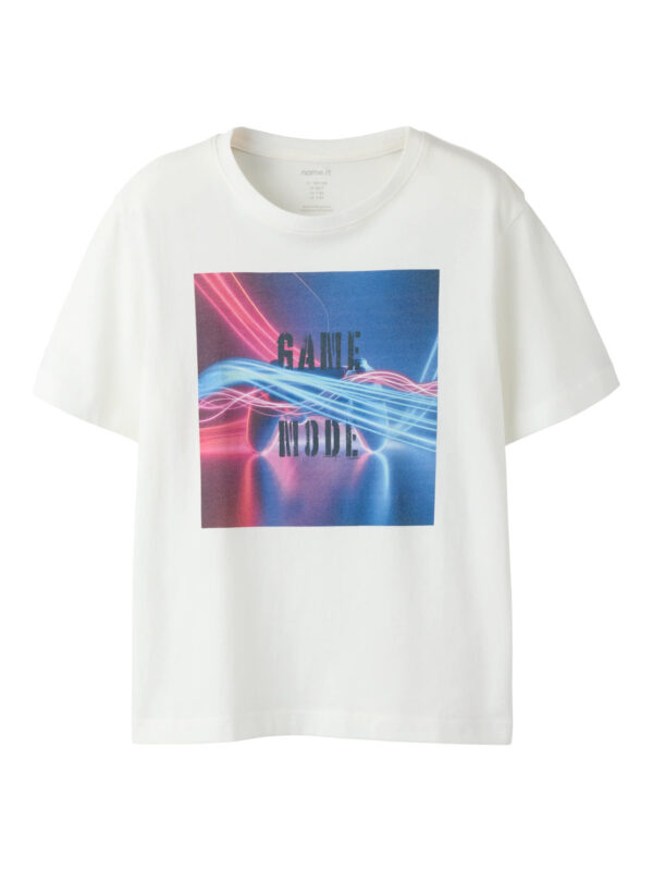 NAME IT T-shirt Voto Cloud Dancer Game Mode