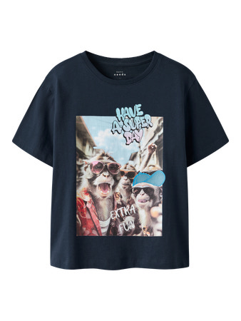 NAME IT T-shirt Voto Navy Blazer Super Day