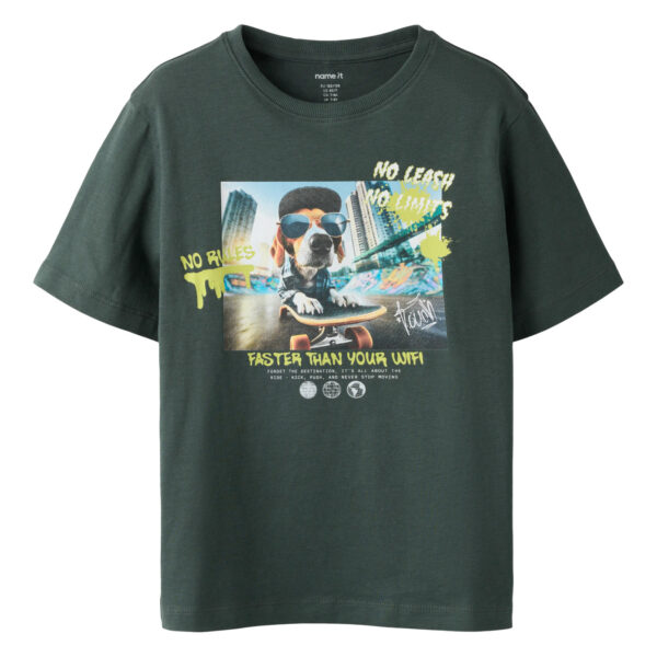 NAME IT T-shirt Voto Urban Chic Skatter Dog