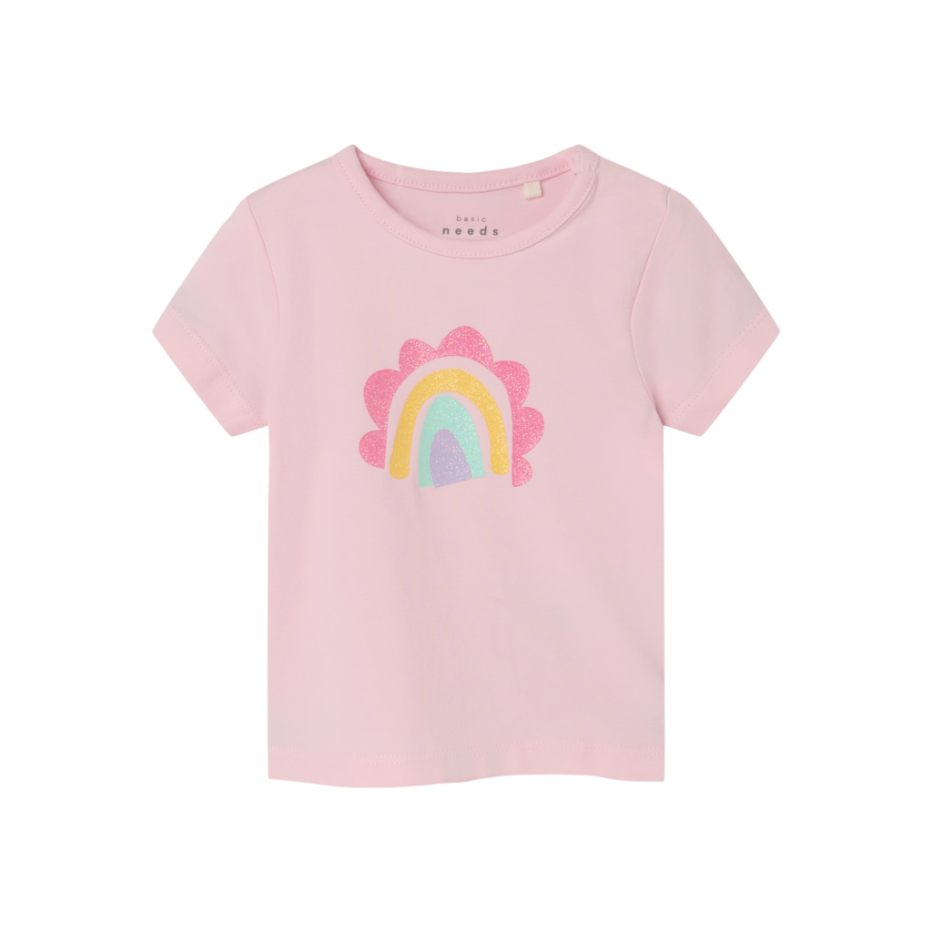 NAME IT T-shirt Vubie Parfait Pink Rainbow NAME IT T-shirt Vubie Parfait Pink Rainbow