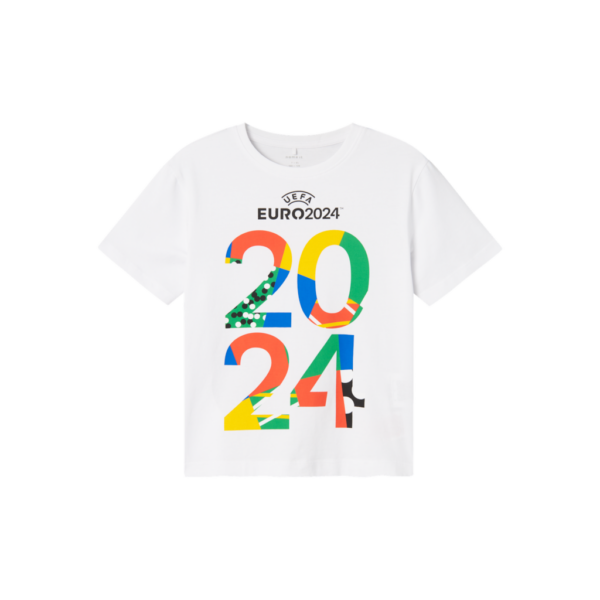 NAME IT UEFA Euro 2024 T-Shirt Mica Bright White
