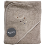 NM Badeslag Sand m/ Glad Måne og Stjerner Str. 100x100 cm.