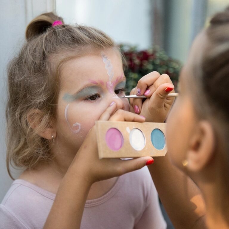 Namaki | Ansigtsmaling m. 3 farver - Prinsesse & enhjørning