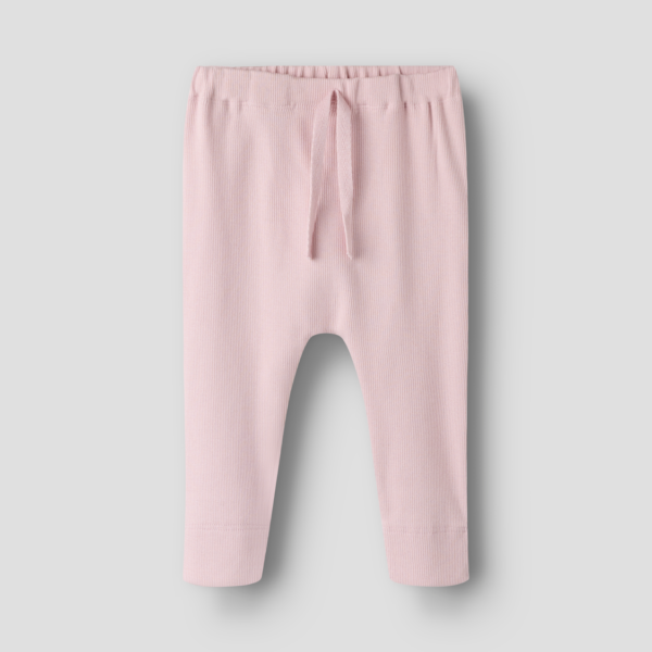 Name It Ensfarvede Legging, Str. 56-92 - Lyserød