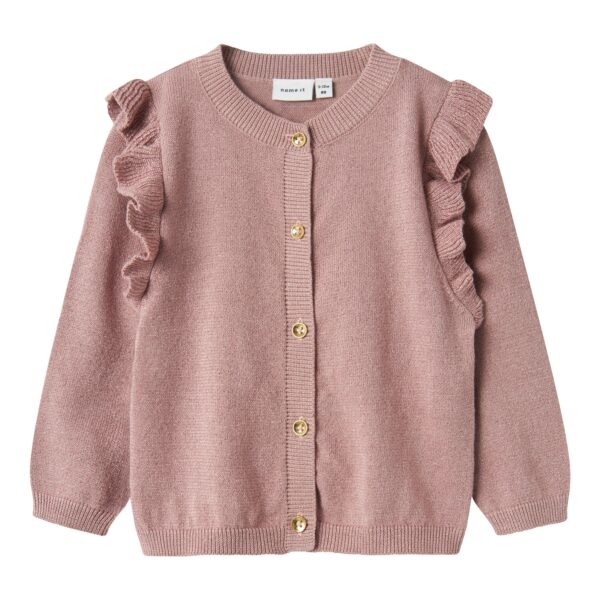 Name It Fabinne Strik Cardigan - Deauville Mauve - 86 cm