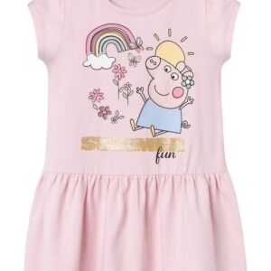 Name It Farina Gurli Gris Kjole - Parfait Pink - 86 cm