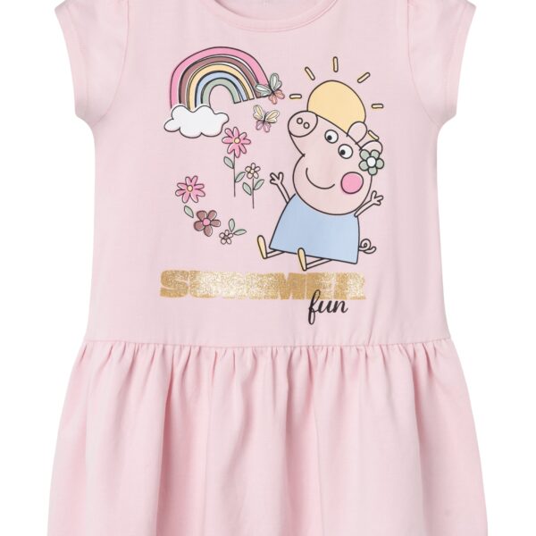 Name It Farina Gurli Gris Kjole - Parfait Pink - 86 cm