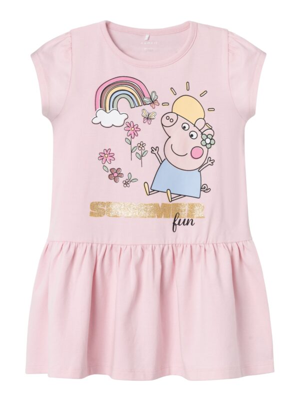 Name It Farina Gurli Gris Kjole - Parfait Pink - 86 cm