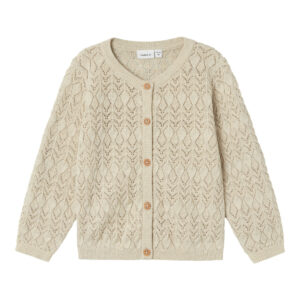 Name It Fhipil Strik Cardigan - Peyote Melange - 86 cm