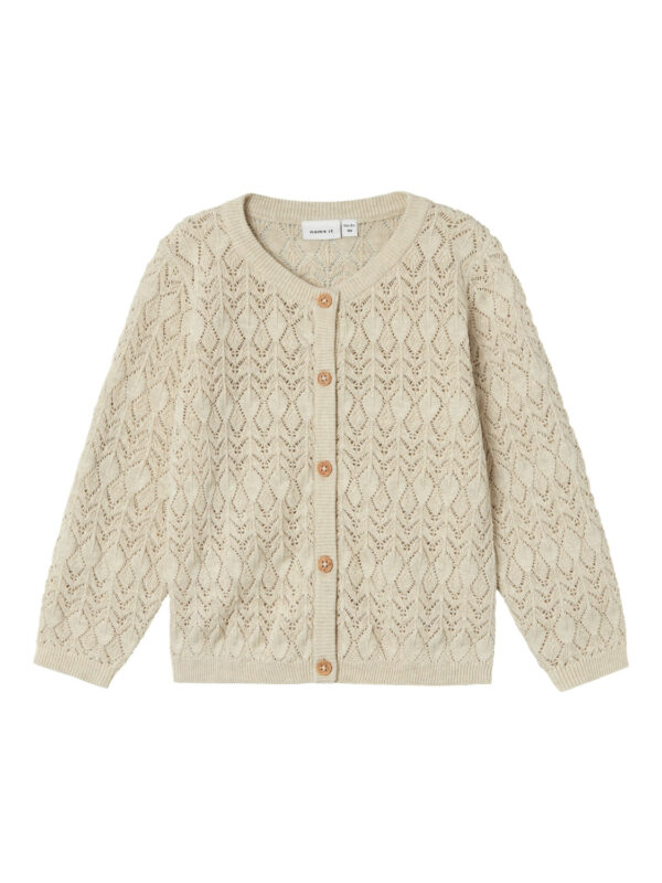 Name It Fhipil Strik Cardigan - Peyote Melange - 86 cm Name It Fhipil Strik Cardigan - Peyote Melange - 86 cm