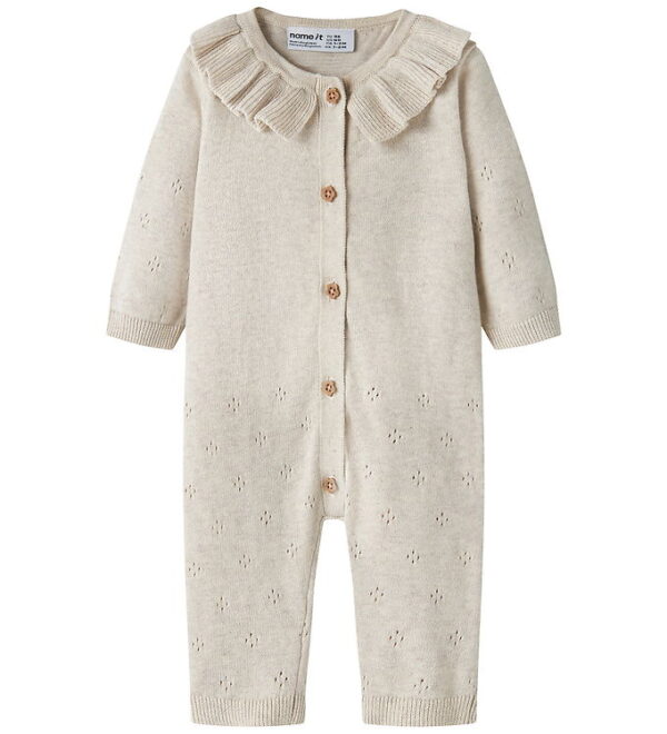 Name It Heldragt - Strik - NbfDiame - Peyote Melange Name It Heldragt - Strik - NbfDiame - Peyote Melange