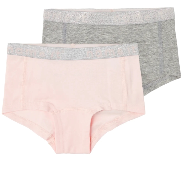 Name It Hipster - 2-pak NKFHIPSTER - Barely Pink/Grey Melange Name It Hipster - 2-pak NKFHIPSTER - Barely Pink/Grey Melange