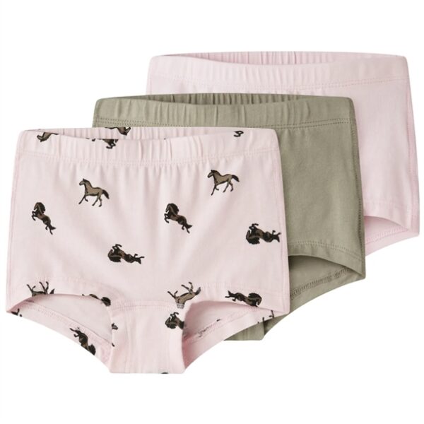 Name It Hipster - 3-pak NMFTIGHTS - Ballerina/Vintage Khaki