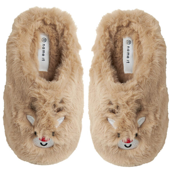 Name It Hjemmesko - NmnReindeer - Oxford Tan/Reindeer