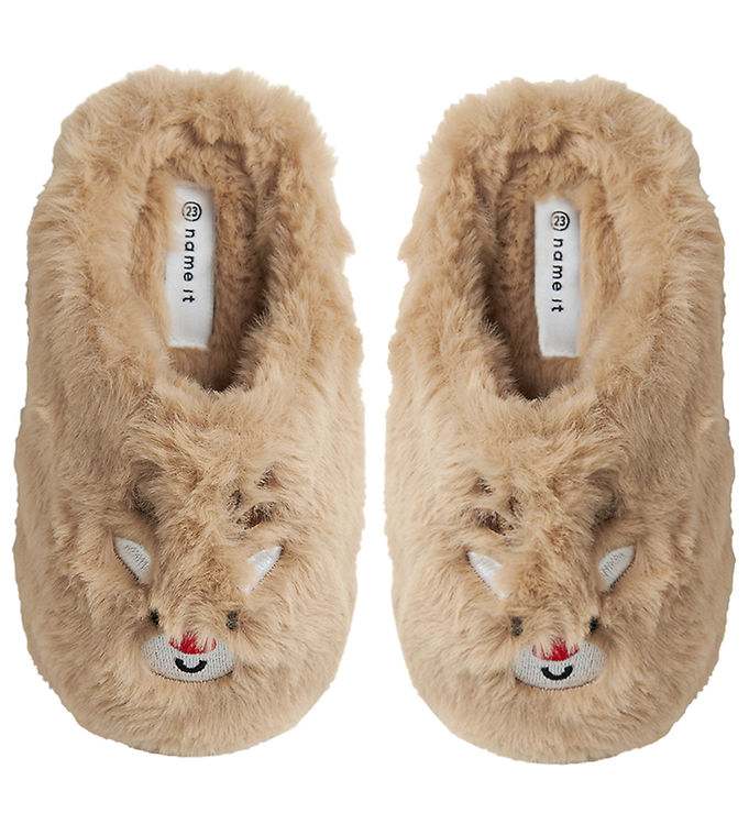 Name It Hjemmesko - NmnReindeer - Oxford Tan/Reindeer Name It Hjemmesko - NmnReindeer - Oxford Tan/Reindeer