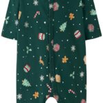 Name It Julenatdragt - Vismas - Botanical Garden Xmas AOP