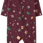 Name It Julenatdragt - Vismas - Burgundy Xmas AOP