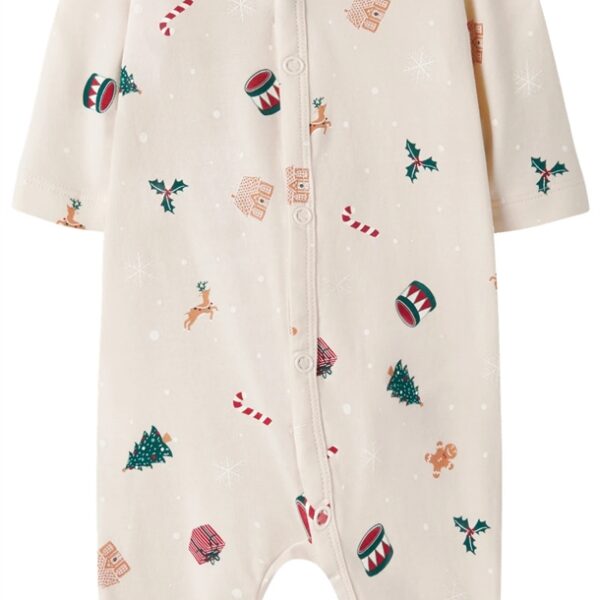 Name It Julenatdragt - Vismas - Whitecap Gray Xmas AOP