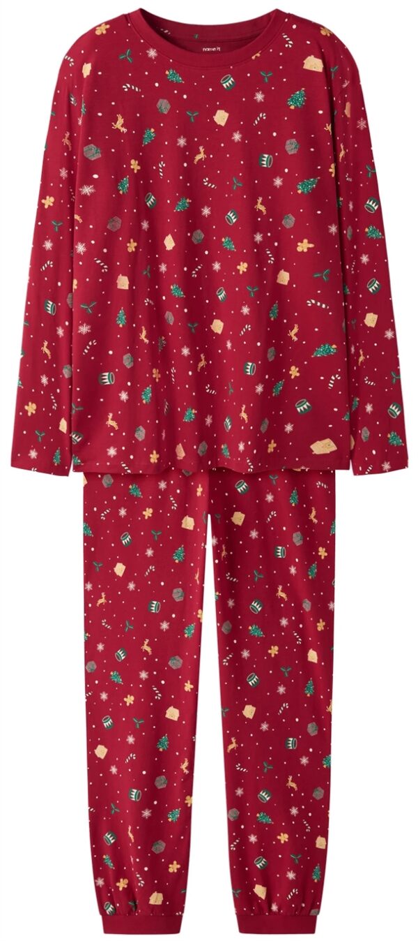 Name It Julenattøj - Vismas - Jester Red - Voksen