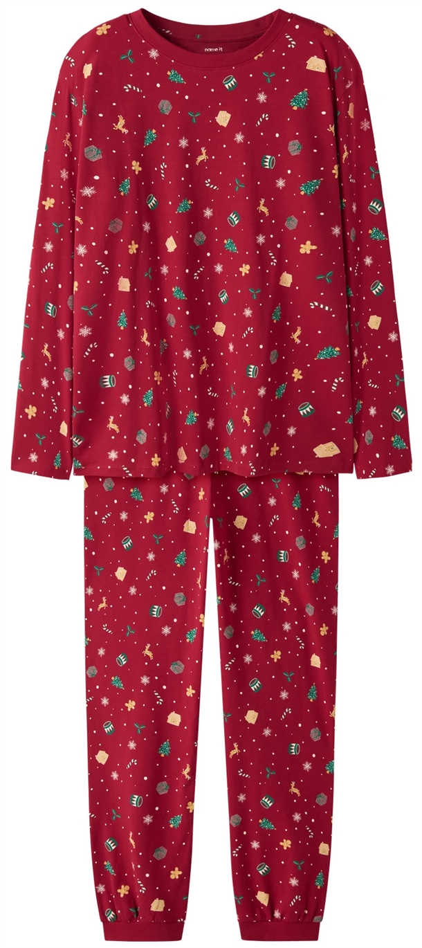 Name It Julenattøj - Vismas - Jester Red - Voksen Name It Julenattøj - Vismas - Jester Red - Voksen