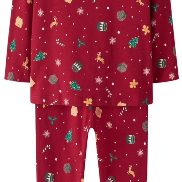 Name It Julenattøj - Vismas - Jester Red Xmas AOP Red