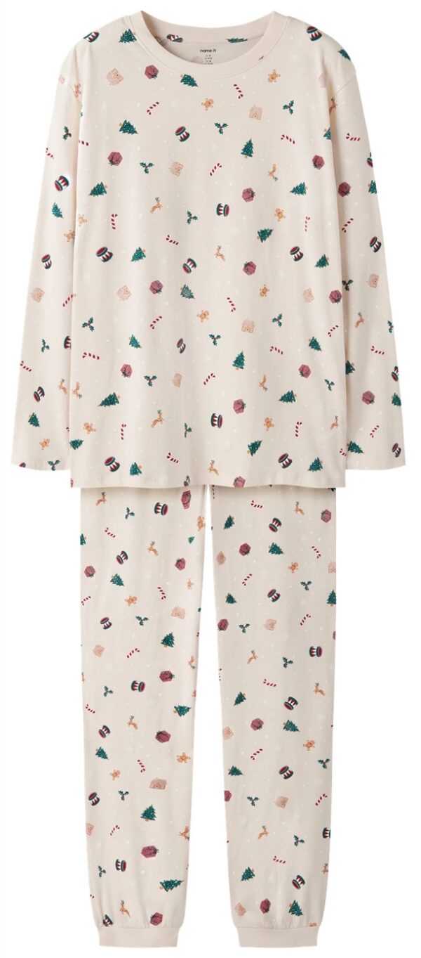 Name It Julenattøj - Vismas - Whitecap Gray - Voksen