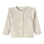 Name It Karandi Strik Cardigan - Peyote Melange - 56 cm
