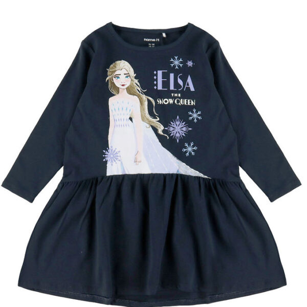 Name It Kjole - Frozen - NmfPjulina - Dark Sapphire