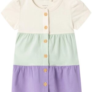 Name It Kjole Jomai Kortærmet Bougainvillea