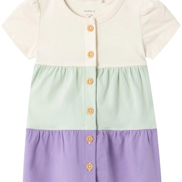 Name It Kjole Jomai Kortærmet Bougainvillea