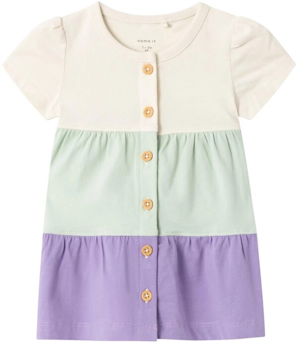 Name It Kjole Jomai Kortærmet Bougainvillea