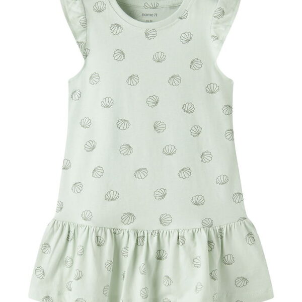 Name It Kjole - NmfVida - Pale Aqua/Sea Shells Green