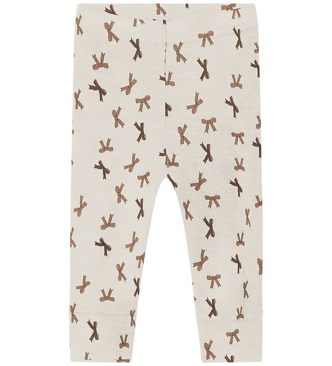 Name It Leggings - Uld - NbfWang - Snow White/Bows