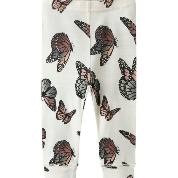 Name It Leggings - Uld - NbfWillitus - Snow White/Butterfly