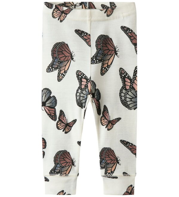 Name It Leggings - Uld - NbfWillitus - Snow White/Butterfly