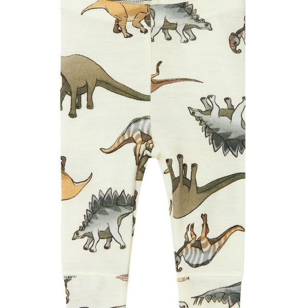 Name It Leggings - Uld - NbmWillitus - Snow White m. Dinosaurer