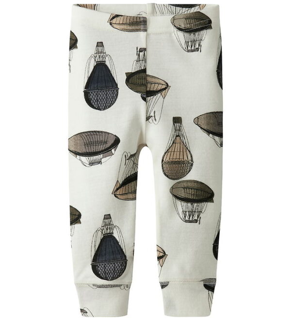Name It Leggings - Uld - NbmWillitus - Snow White/Air Balloon